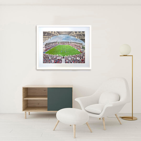 Kingspan Stadium Ulster Rugby - Limited Edition Print - Stephen Whalley Artist
