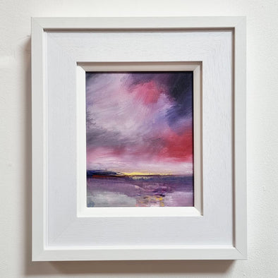 Red Skies Portstewart - Original Oil Painting