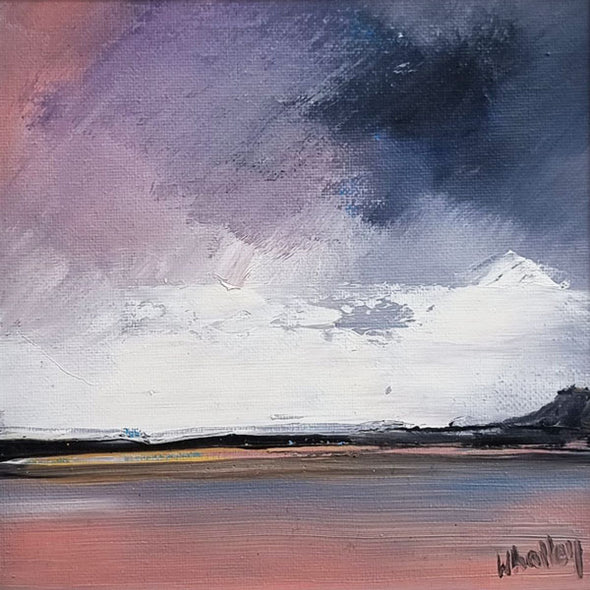 Dusk Loughshore - Original Oil Painting