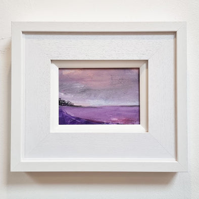 Purple Sea Crawfordsburn - Original Oil Painting