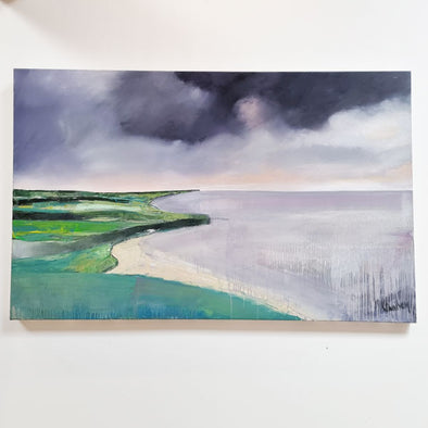 Stormy Skies Whitepark Bay - Original Oil Painting