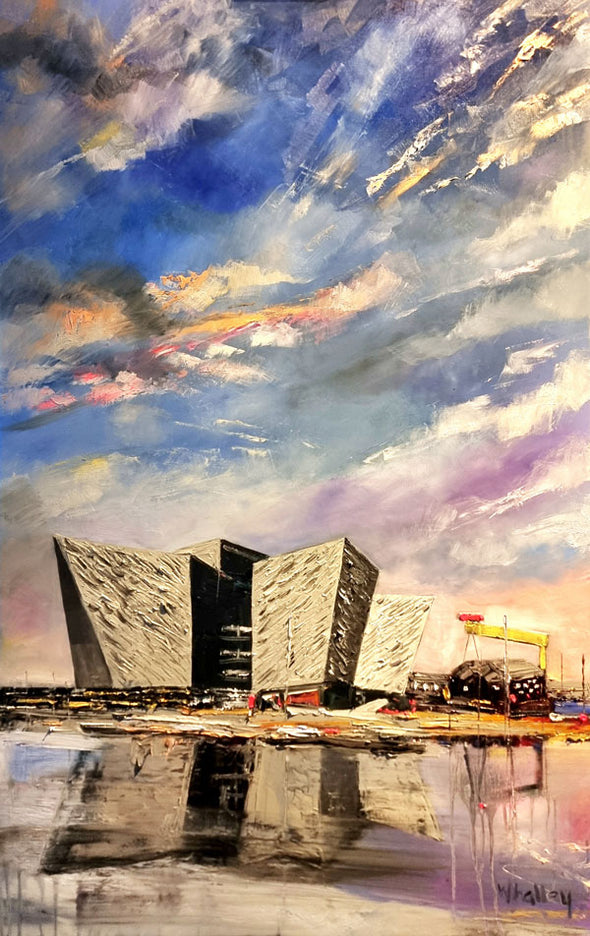 Beautiful Day, Titanic Museum - Original Oil Painting