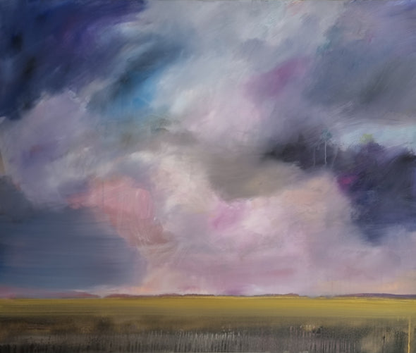 Purple Skies Craigantlet - Original Oil Painting - Stephen Whalley Artist