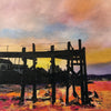 Sunset Holywood Jetty - Limited Edition Print - Stephen Whalley Artist