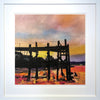 Sunset Holywood Jetty - Limited Edition Print - Stephen Whalley Artist