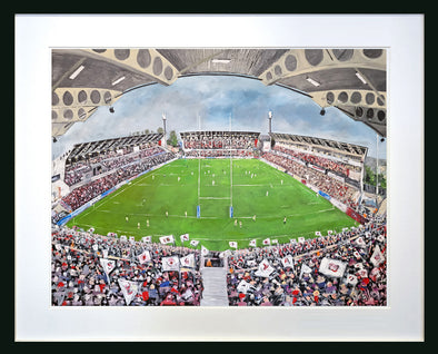 Kingspan Stadium Ulster Rugby - Limited Edition Print - Stephen Whalley Artist
