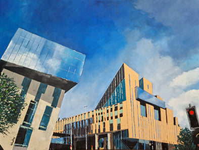 University of Ulster Belfast Campus - Original Oil Painting