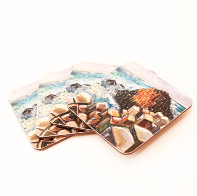 Giant's Causeway - Coasters Set of 4 - Boxed - Stephen Whalley Artist