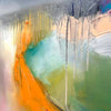 Orange Wave, Sea Park - Original Oil Painting - Stephen Whalley Artist
