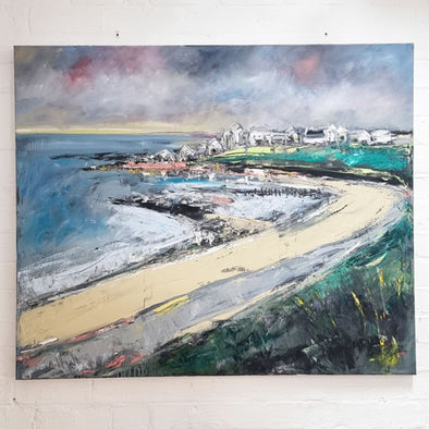 Portballintrae Harbour - Original Oil Painting