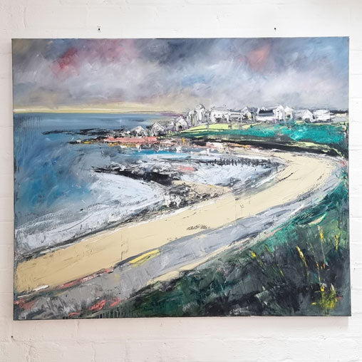 Portballintrae Harbour - Original Oil Painting - Stephen Whalley Artist
