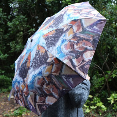 Giant's Causeway Art Umbrella - Stephen Whalley Artist