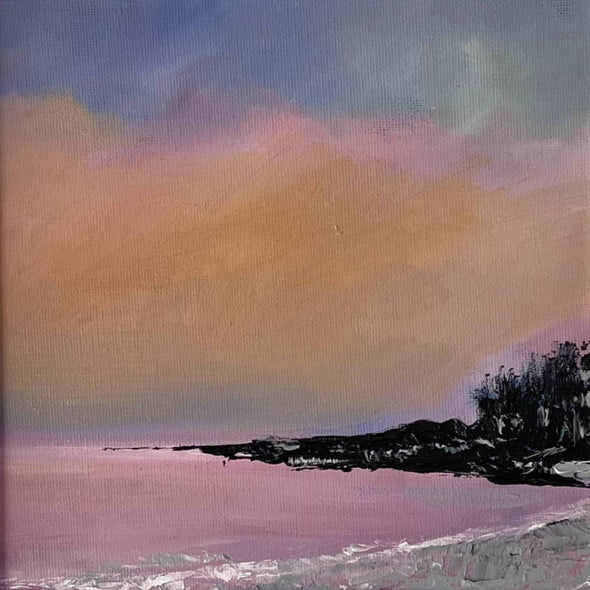 Helen's bay Sunset - Original Oil Painting