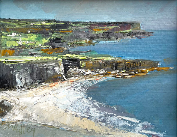 White Park Bay, North Coast - Original Oil Painting - Stephen Whalley Artist